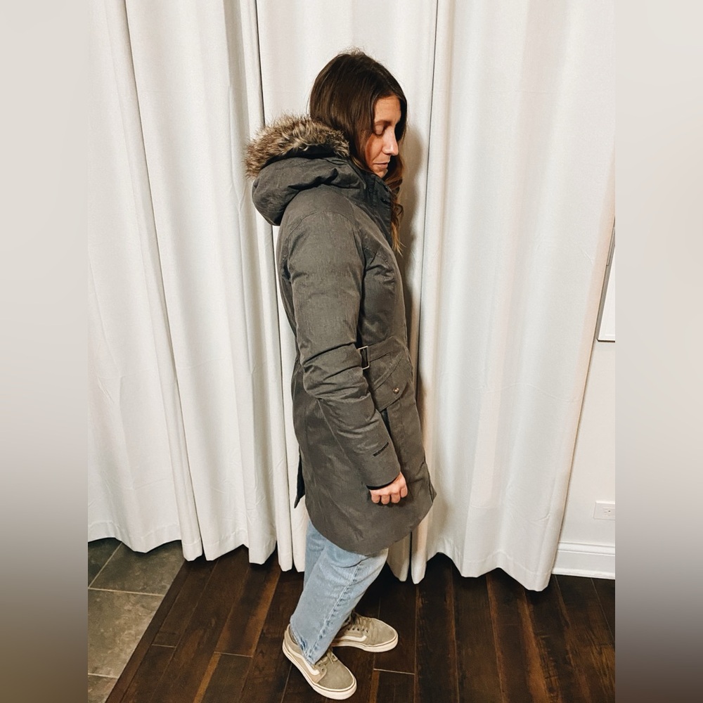 Eddie Bauer Superior Down Stadium Parka - Gray - Size XS